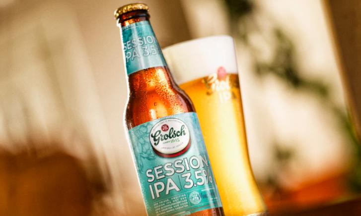 Grolsch Session IPA uitgeschonken